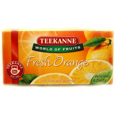 Herbata TEEKANNE owocowa (20 torebek x 2,25g) o smaku pomarańczowym FRESH ORANGE Herbata TEEKANNE owocowa (20 torebek x 2,25g) o smaku pomarańczowym FRESH ORANGE