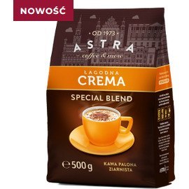 Kawa ASTRA ziarno 500g Łagodna Crema Kawa ASTRA ziarno 500g Łagodna Crema