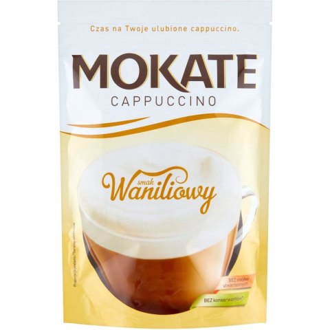 Kawa MOKATE Cappuccino smak Waniliowy 110g Kawa MOKATE Cappuccino smak Waniliowy 110g