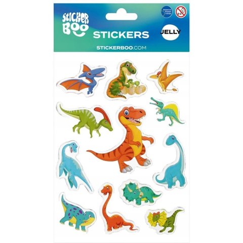 Naklejki 150x260mm DINOZAURY 537778 STICKERBOO Naklejki 150x260mm DINOZAURY 537778 STICKERBOO