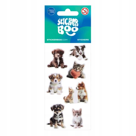 Naklejki 66x126mm ZWIERZĘTA DOMOWE 550331 STICKERBOO Naklejki 66x126mm ZWIERZĘTA DOMOWE 550331 STICKERBOO