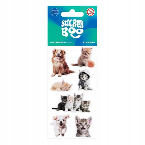 Naklejki 66x126mm ZWIERZĘTA DOMOWE 550331 STICKERBOO Naklejki 66x126mm ZWIERZĘTA DOMOWE 550331 STICKERBOO