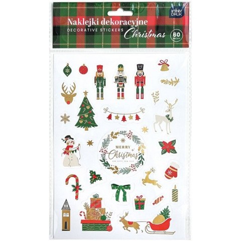 Naklejki dekoracyjne 80szt. CHRISTMAS INTERDRUK Naklejki dekoracyjne 80szt. CHRISTMAS INTERDRUK