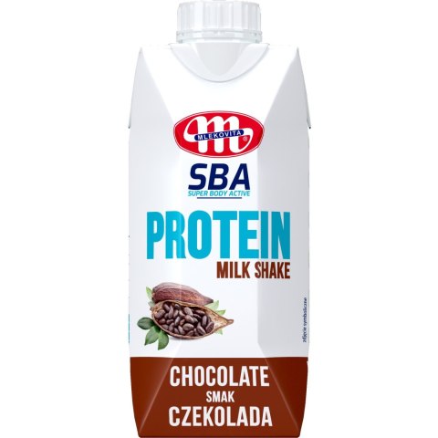 Napój mleczny proteinowy MLEKOVITA UHT SBA 350g smak czekoladowy Napój mleczny proteinowy MLEKOVITA UHT SBA 350g smak czekoladowy