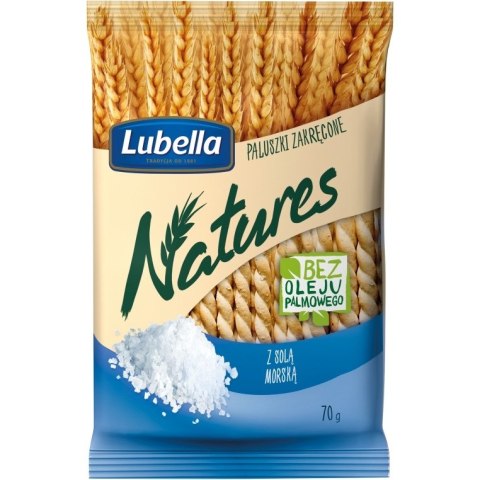 Paluszki LUBELLA 70g NATURES solone (sól morska) Paluszki LUBELLA 70g NATURES solone (sól morska)