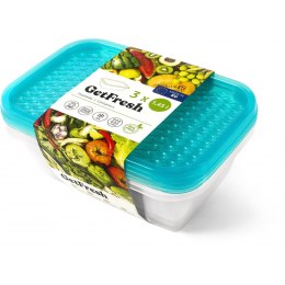 Pojemnik na żywność 1,45l prostokątny plastikowy (3szt) NATUNA