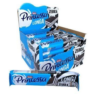 Wafle NESTLE PRINCESSA LONGA ZEBRA (opak. 24szt x 44,4g) Wafle NESTLE PRINCESSA LONGA ZEBRA (opak. 24szt x 44,4g)