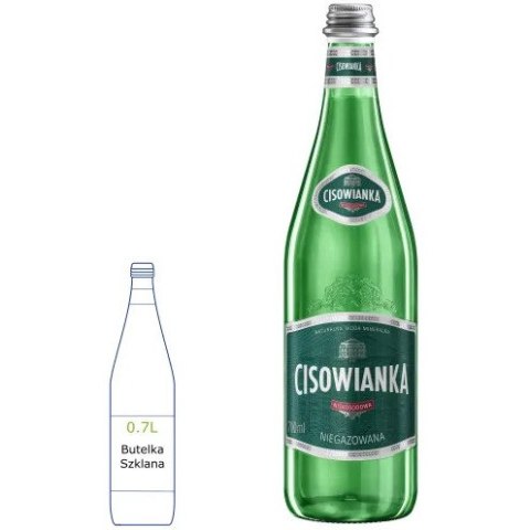 Woda CISOWIANKA 0.7L (6 sztuk) Classique niegazowana szkło w FOLII Woda CISOWIANKA 0.7L (6 sztuk) Classique niegazowana szkło w FOLII