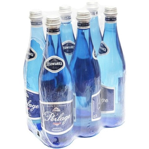 Woda CISOWIANKA 0.7L (6 sztuk) Perlage gazowana szkło w FOLII Woda CISOWIANKA 0.7L (6 sztuk) Perlage gazowana szkło w FOLII