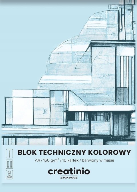 Blok techniczny A4 10k kolorowy CREATINIO 400176669 TOP 2000 Blok techniczny A4 10k kolorowy CREATINIO 400176669 TOP 2000