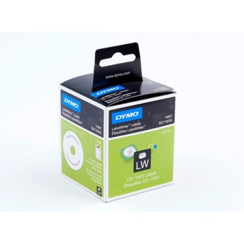Etykieta CD/DVD 14681 śr.57mm DYMO S0719250 Etykieta CD/DVD 14681 śr.57mm DYMO S0719250