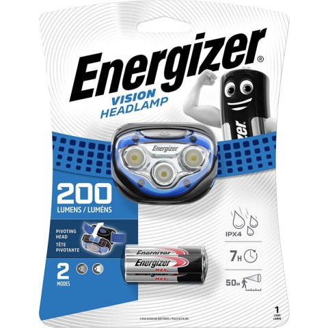 Latarka czołowa ENERGIZER Vision 200lm + 3xAAA/LR03 Latarka czołowa ENERGIZER Vision 200lm + 3xAAA/LR03