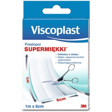 Plaster do cięcia super miękki 6cm x 1m VISCOPLAST PRESTOPOR YP20104046 3M Plaster do cięcia super miękki 6cm x 1m VISCOPLAST PRESTOPOR YP20104046 3M