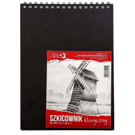 Szkicownik A4 98g. 80k.spirala po krótkim boku BLO-SZA498 KOH-I-NOOR Szkicownik A4 98g. 80k.spirala po krótkim boku BLO-SZA498 KOH-I-NOOR