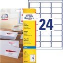 Etykiety A4 białe(25arkuszy) 63,5x33,9mm trwałe J8159-25 AVERY ZWECKFORM