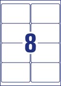 Etykiety A4 biała (40 arkuszy) 99,1*67,7 zaokrąglone brzegi 7765-40 AVERY ZWECKFORM