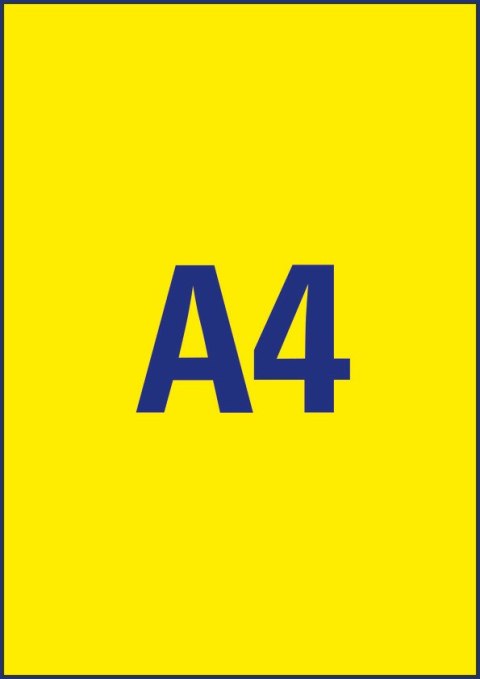Etykiety A4 żółty neon (25ark) 210x297mm L6006-25 AVERY ZWECKFORM Etykiety A4 żółty neon (25ark) 210x297mm L6006-25 AVERY ZWECKFORM