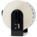 Taśma BULK 62mmx30,48m papierowa żółta/czarny nadruk zamiennik BROTHER (DK-44605)