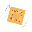 Bloczek samoprzylepny 127x76mm 100k ciemnożółty 360stopni STICK`N 21555