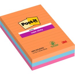 Bloczki 3M POST-IT 101x152mm BANGKOK 3x90k Super Sticky linie 70005271997