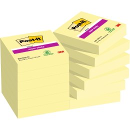 Bloczki 3M POST-IT 47,6x47,6mm żółte 12x90k Super Sticky 70005258978