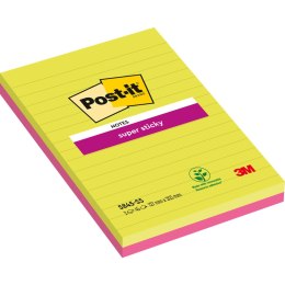 Bloczki 3M POST-IT 5845-SSU 125x200mm 270k linia Super Sticky 70005253581