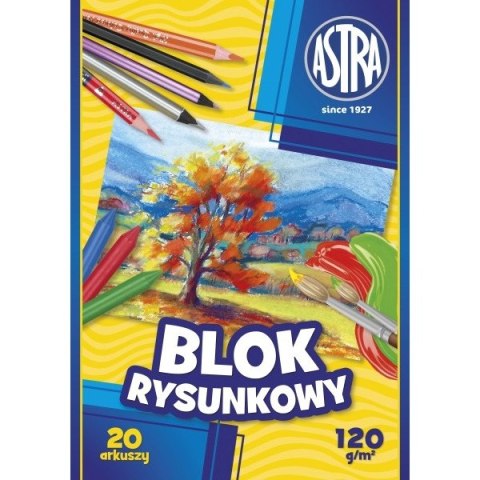 Blok rysunkowy A4 120g 106111001 ASTRA Blok rysunkowy A4 120g 106111001 ASTRA