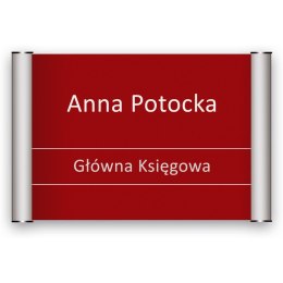 Tabliczka przydrzwiowa 297x210mm TZWA4 OFFICE