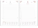 Kalendarz A4 VIVELLA czerwony, dzienny papier biały 216A4DB Wokół Nas