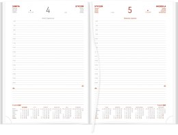 Kalendarz A4 VIVELLA granatowy, dzienny papier biały 216A4DB Wokół Nas