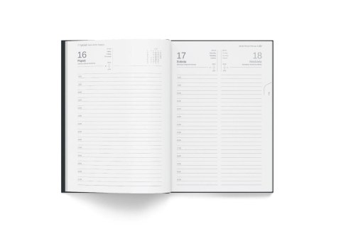 Kalendarz A5 dzienny czarny SZEFA 2025 9501612 HERLITZ Kalendarz A5 dzienny czarny SZEFA 2025 9501612 HERLITZ