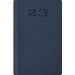 Kalendarz A6 Notesowy CLASSIC (C4), 04 granat fabric TELEGRAPH