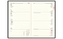 Kalendarz A6 Notesowy CLASSIC (C4), 07 grafit cristal / niebieski TELEGRAPH