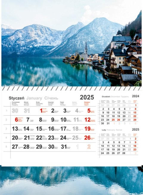 Kalendarz jednodzielny 2025 0405-0895-99 Panta Plast Kalendarz jednodzielny 2025 0405-0895-99 Panta Plast