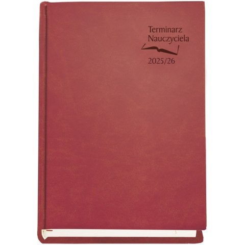 Terminarz NAUCZYCIELA 2025/2026 bordowy T-155V-B Michalczyk i Prokop Terminarz NAUCZYCIELA 2025/2026 bordowy T-155V-B Michalczyk i Prokop