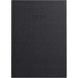 Kalendarz A4 czarny dzienny STANDARD 2024 400177475 TOP 2000