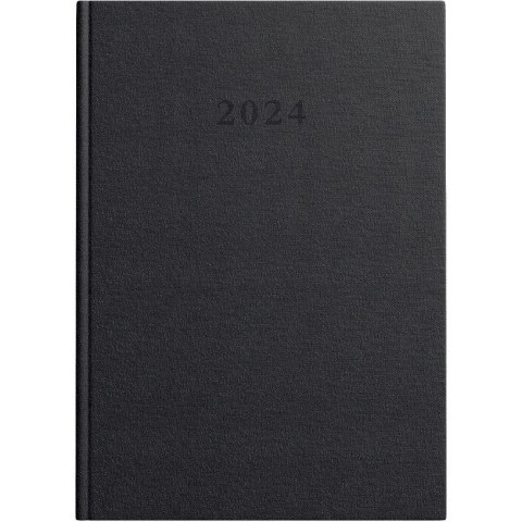 Kalendarz A4 czarny dzienny STANDARD 2024 400177475 TOP 2000