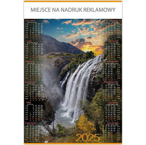 Kalendarz Plakatowy B1, P05 WODOSPAD 67x98cm TELEGRAPH Kalendarz Plakatowy B1, P05 WODOSPAD 67x98cm TELEGRAPH