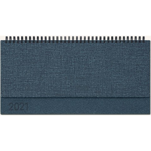 Kalendarz biurowy leżący MANAGER LUX (H2), 27 - granat półmat 317 x 115 mm TELEGRAPH Kalendarz biurowy leżący MANAGER LUX (H2), 27 - granat półmat 317 x 115 mm TELEGRAPH