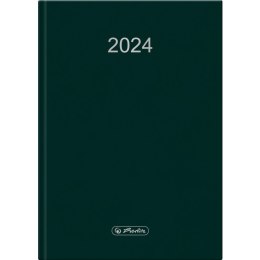 Kalendarz dzienny Szefa A5 ciemna zieleń 2024 9588351 HERLITZ