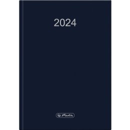 Kalendarz dzienny Szefa A5 granatowy 2024 9588344 HERLITZ