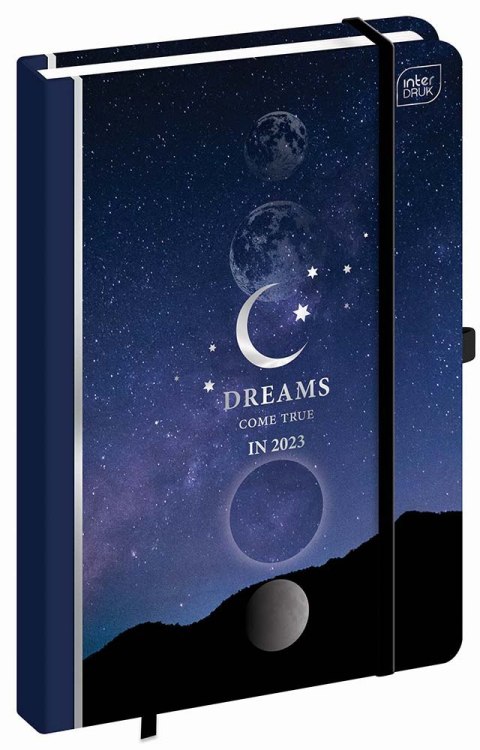 Kalendarz książkowy A5 192 Metallic Galaxy INTERDRUK Kalendarz książkowy A5 192 Metallic Galaxy INTERDRUK