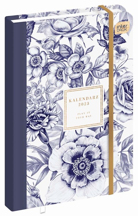 Kalendarz książkowy A6 192 Mat+UV Flowers INTERDRUK Kalendarz książkowy A6 192 Mat+UV Flowers INTERDRUK