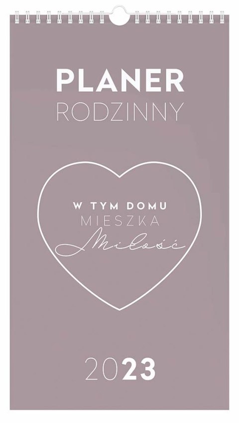 Kalendarz rodzinny 25x45 cm Miłość INTERDRUK Kalendarz rodzinny 25x45 cm Miłość INTERDRUK