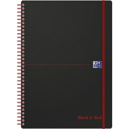 Kołonotatnik A4 70k krata PP OXFORD Black