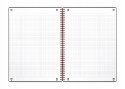 Kołonotatnik A4 70k krata PP OXFORD Black"n"red 400047654