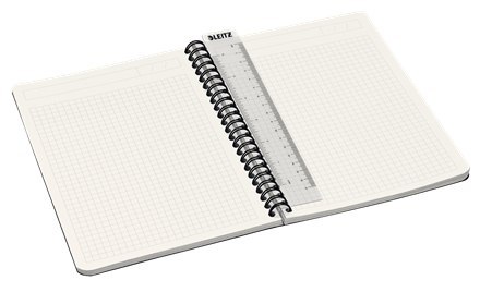 Kołonotatnik LEITZ Office A5 w linie z ok.kar czerwony 44590025 Kołonotatnik LEITZ Office A5 w linie z ok.kar czerwony 44590025