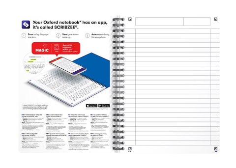 Kołozeszyt A5 90k linia 90g 100103741 OXFORD Kołozeszyt A5 90k linia 90g 100103741 OXFORD