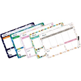 Planer magnetyczny 35x25 tygodniowy z nadrukiem BUBBLE TEA PM-02-37 BIURFOL