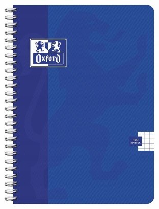 Kołozeszyt A4 100k kratka 90g 400107151 OXFORD Kołozeszyt A4 100k kratka 90g 400107151 OXFORD